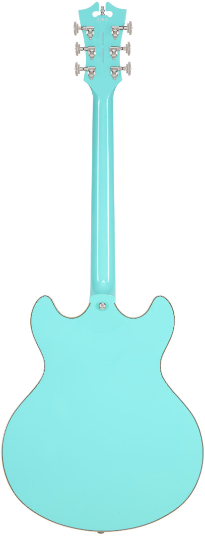 D’Angelico Guitars DAPDCSGRNS Premier DC Electric Guitar, Surf Green w/ Gig Bag