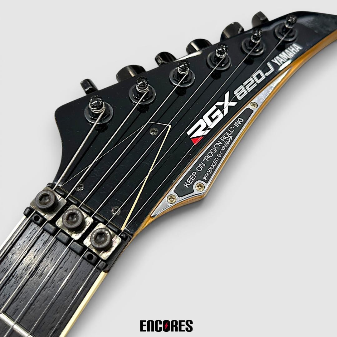 Electric Guitar Yamaha RGX820J 1980s Black Active Pickups Japan