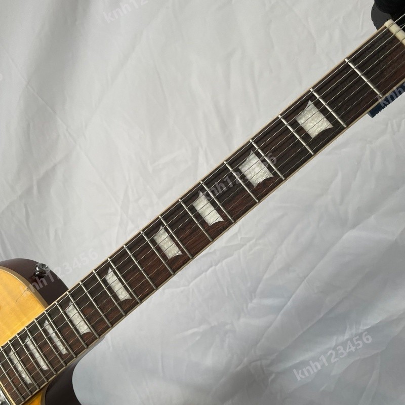 Solid Body Electric Guitar Bone Nut Stainless Rounded Fret Edge，US Shipping