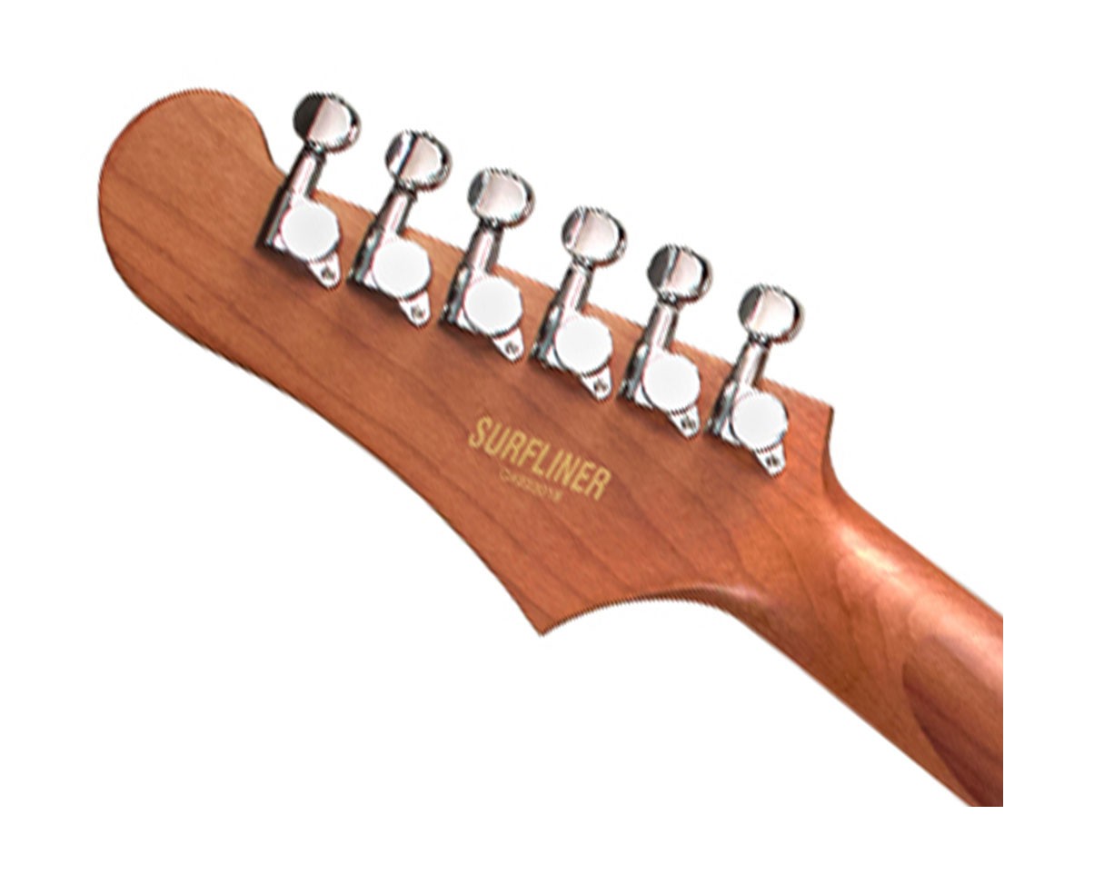 Guild Surfliner Deluxe Electric Guitar w/GFV – Rose Quartz Metallic – B-Stock