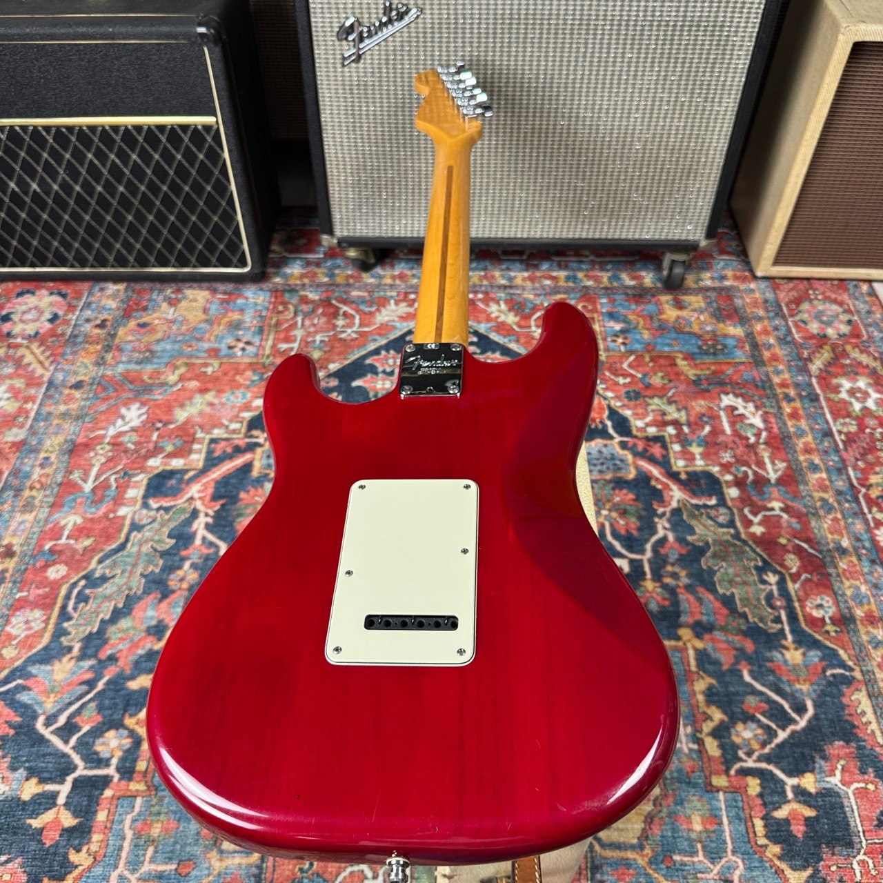 1998 Fender American Deluxe HSS Stratocaster w/Roller Nut & HSC