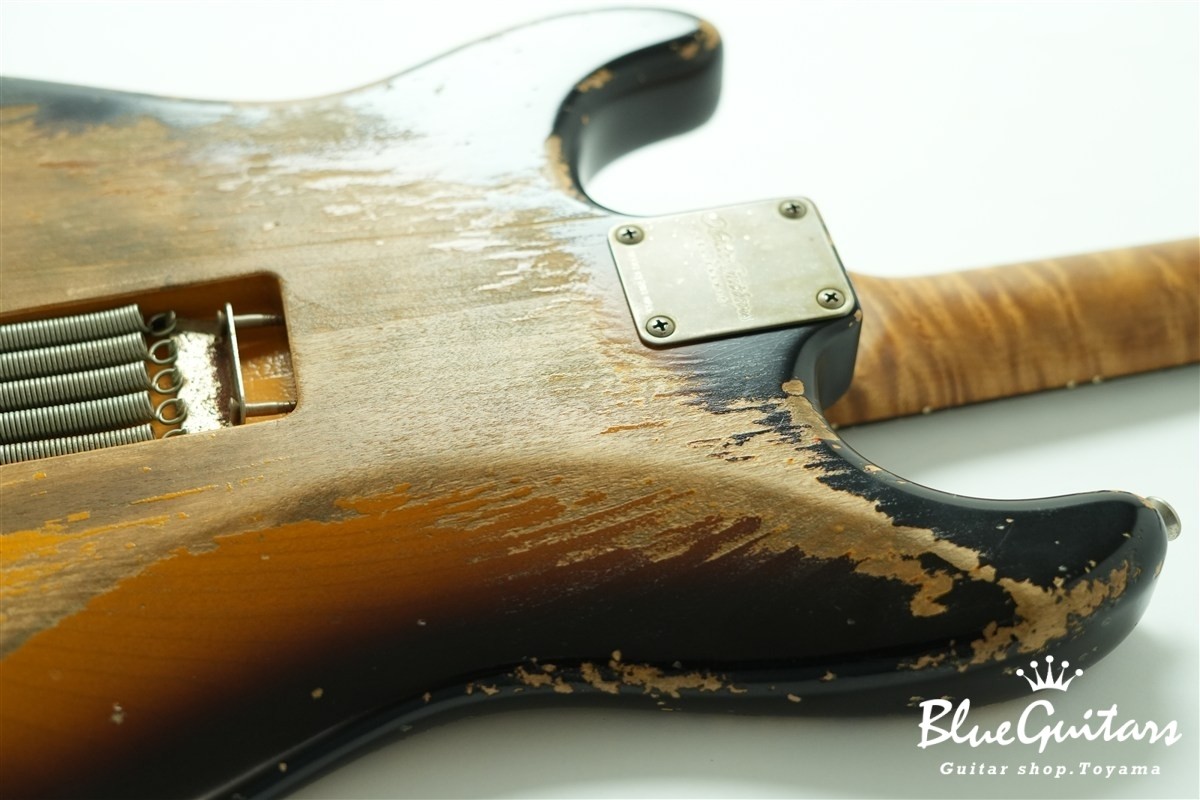 Xotic Xsc-2 – 2 Tone Burst Super Heavy Aged / Alder Roasted Flame Maple Safe del
