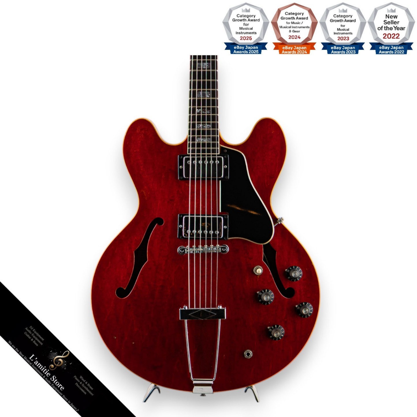 Gibson ES335TDC 1969 SemiHollow Electric Guitar Laminated Maple