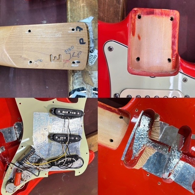 Fender Partscaster Stratocaster Jazzmaster Neck Noiseless Pickups from Japan