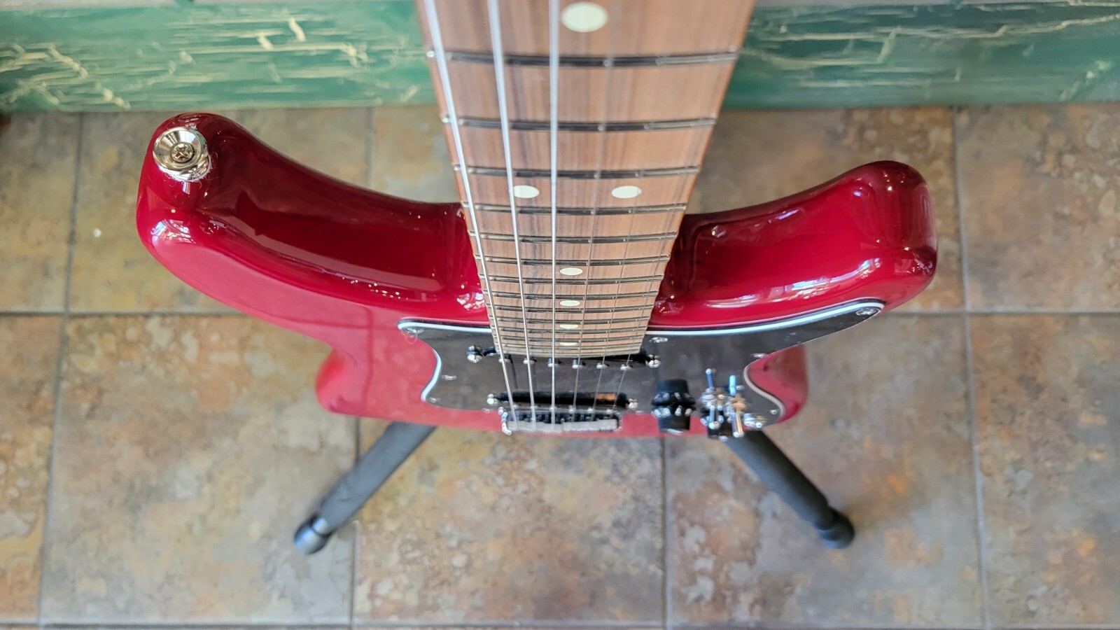 Fender Player Lead II Electric Guitar in Crimson Red Transparent
