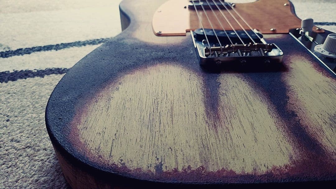 38Guitars Telecaster TL RustHoney Relic Rust Processing