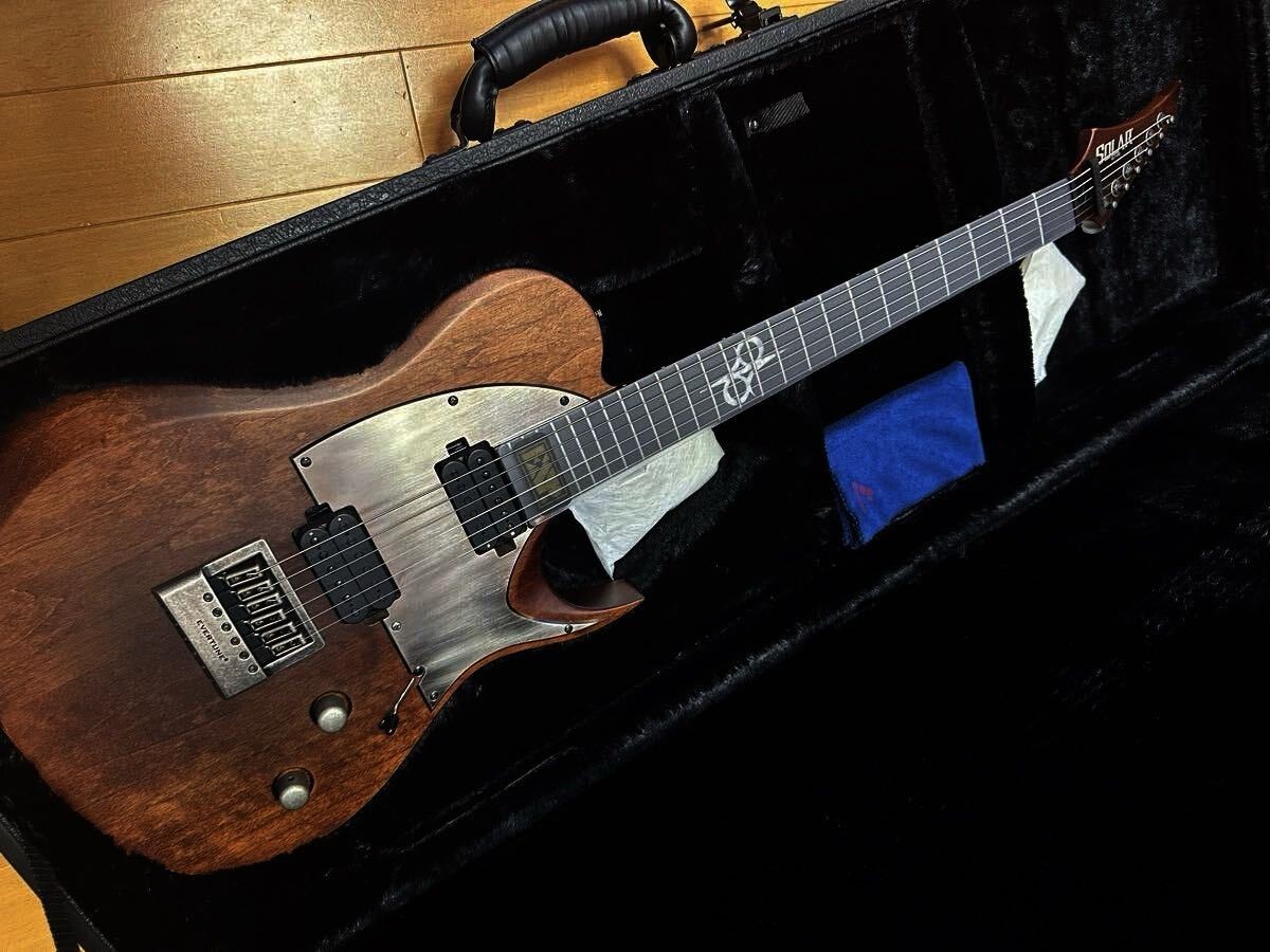 Solar Guitars T1.6D Electric Guitar Ebony Fingerboard 25.5in Excellent