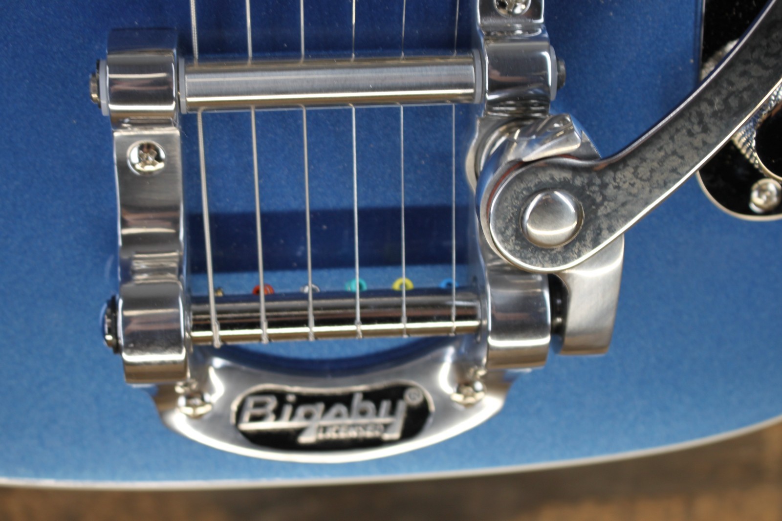 FSR Squier Classic Vibe Custom Tele Bigsby Electric Guitar – L.P.Blue #M1148