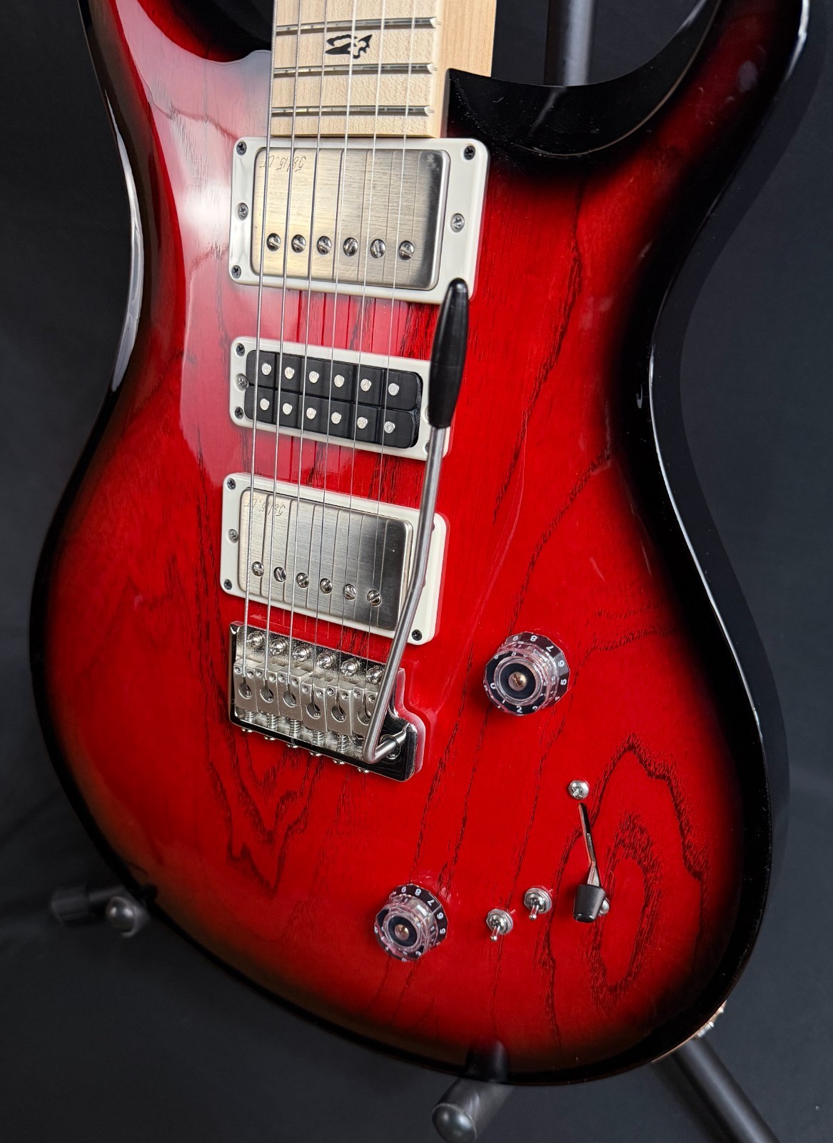 PRS Swamp Ash Special Maple Electric Guitar Scarlet Smokeburst w/ Gig Bag