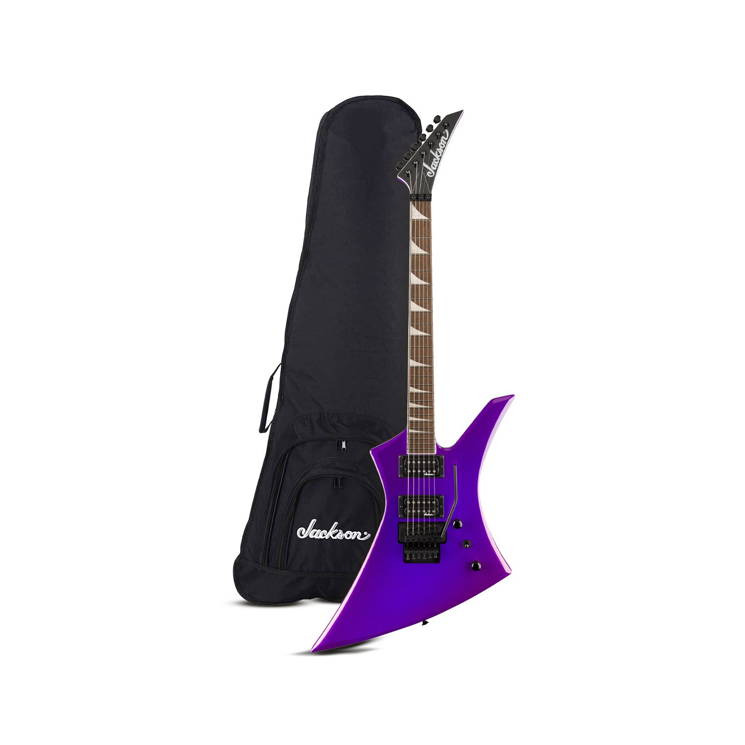 Jackson X Series Kelly KEX Deep Purple Metallic Guitar and Black Gig Bag Bundle