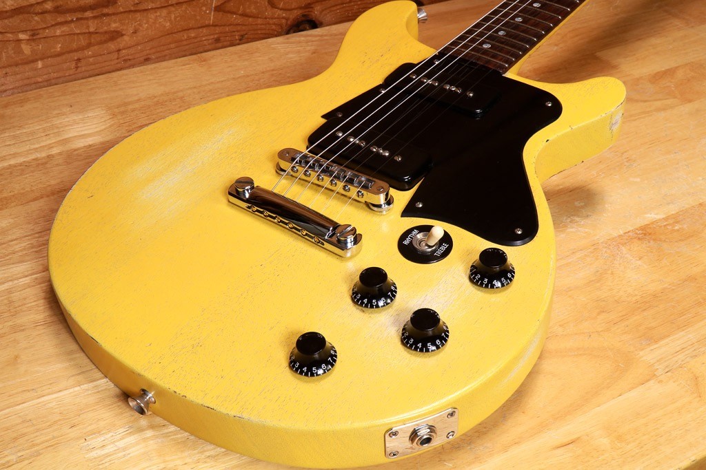 Gibson Les Paul Faded Double Cutaway 2003 DC Cut Faded TV Yellow 93508