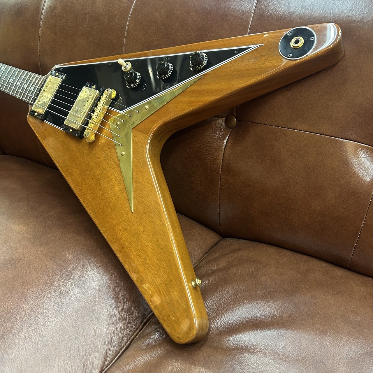 Gibson Custom Shop 1959 Flying V Mahogany Natural 2.81kg 2021 Electric Guitar