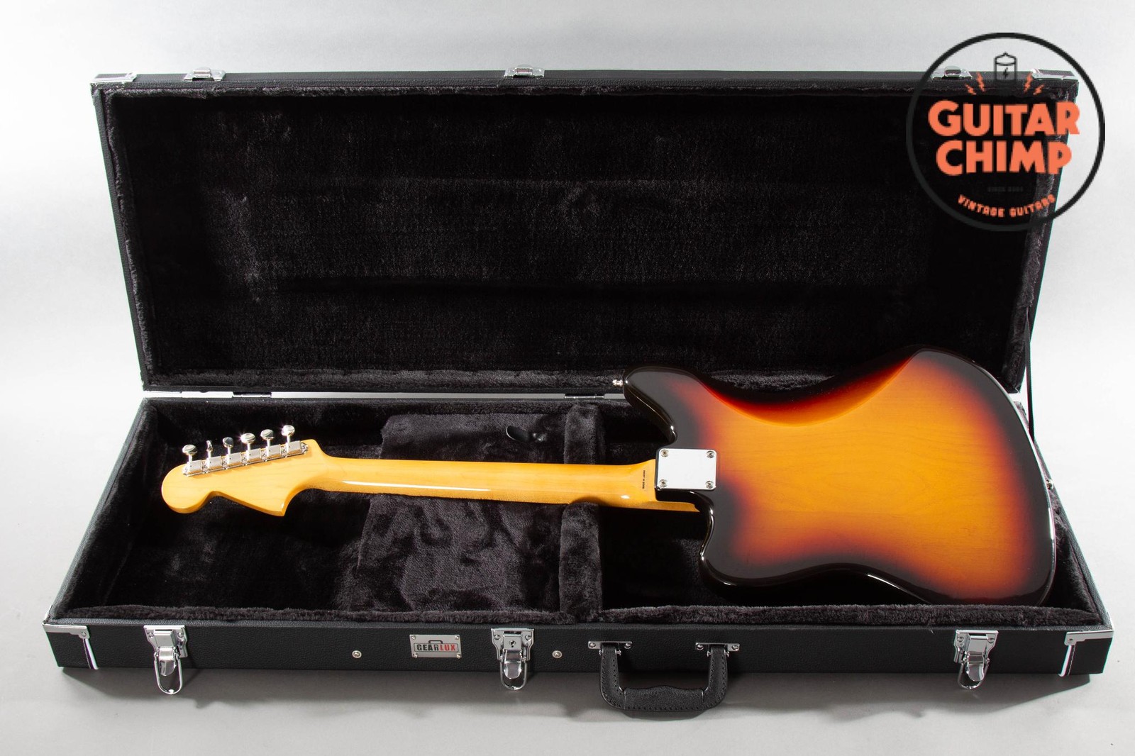 2013 Fender Japan MIJ JG66 ’62 Reissue Jaguar 3-Tone Sunburst w/ Hard-Shell Case