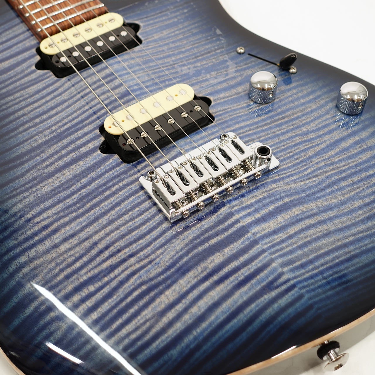 Suhr JE-Line Modern Plus Ash Faded Trans Whale Blue Burst PF
