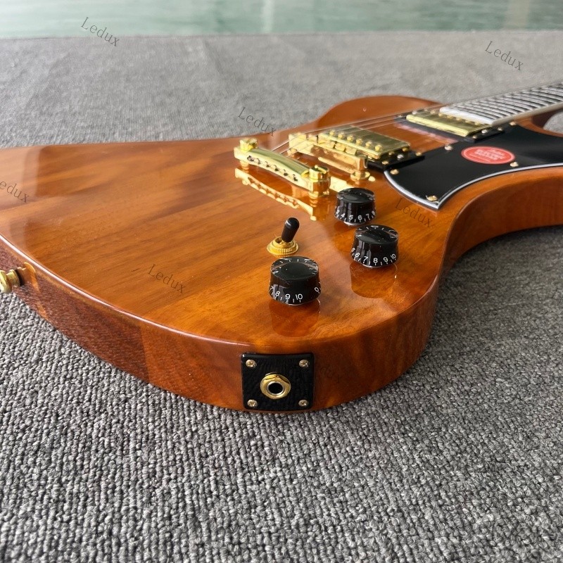 solid modern RD bird electric guitar Rounded fret Edge stainless Fret guitar
