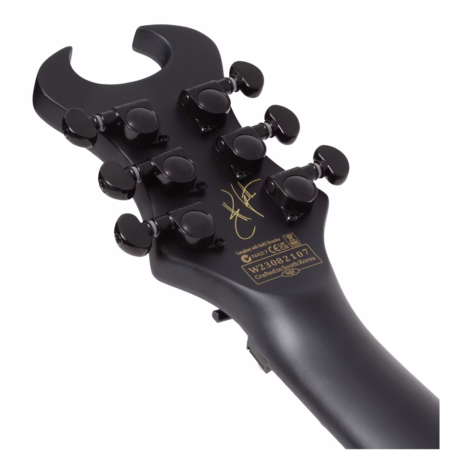 Schecter Synyster Custom-S Relic Electric Guitar – Satin Black – Open Box