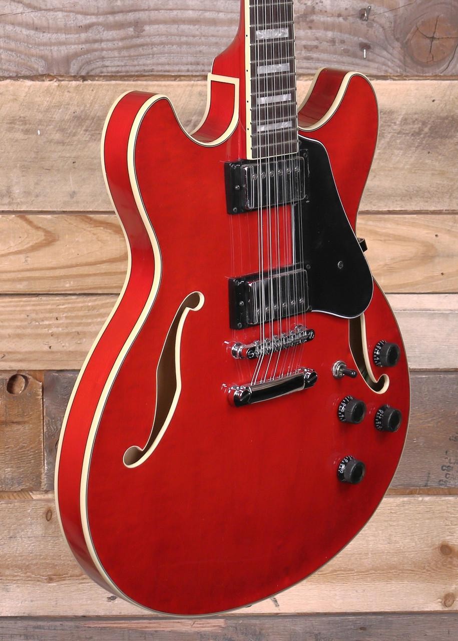 Ibanez AS7312 12-String Semi-Hollowbody Guitar Transparent Cherry Red