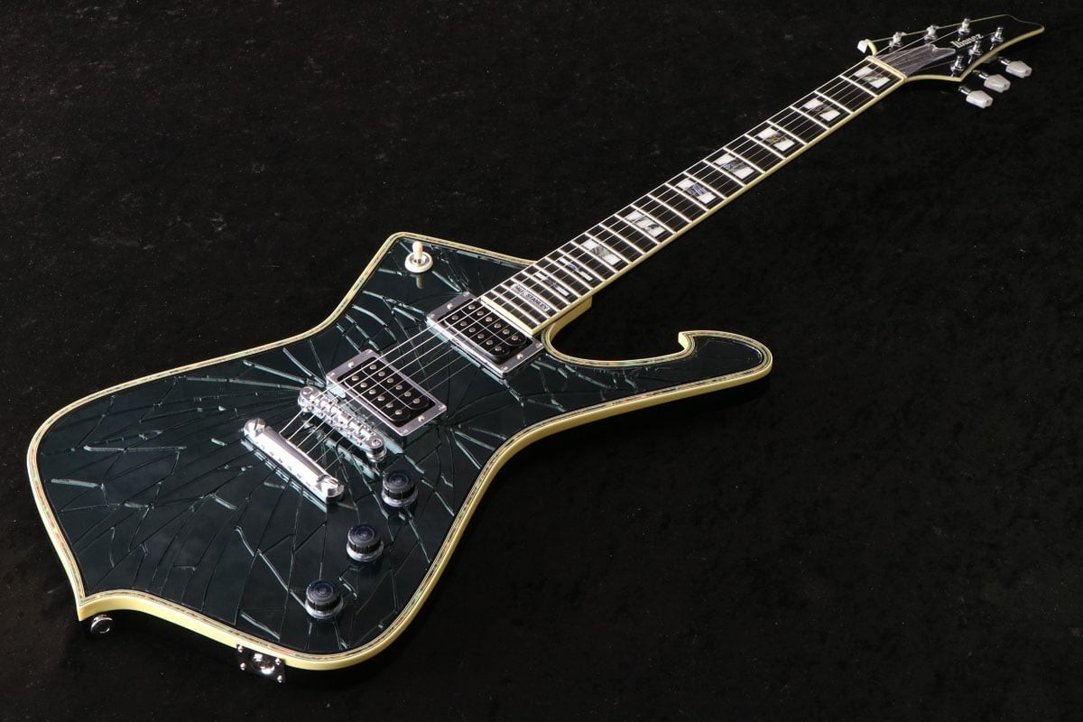 IBANEZ / Paul Stanley Signature Limited Model PS3CM Black Cracked Mirror Top