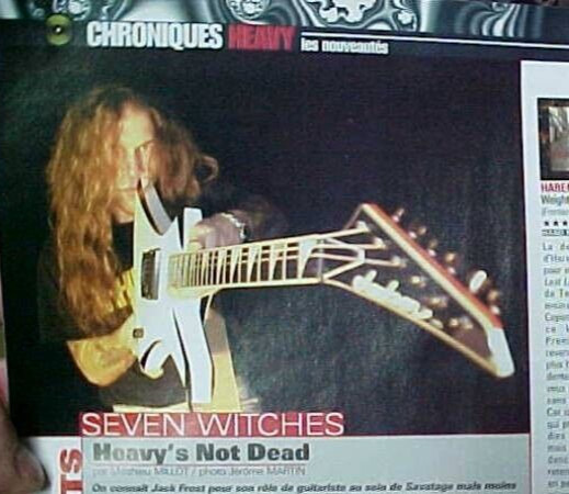 JACKSON KELLY KE-1T MARTY FRIEDMAN – JACK FROST OWNED – SAVATAGE / SEVEN WITCHES