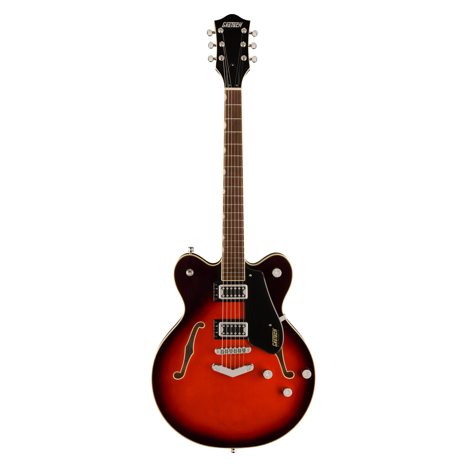 Used Gretsch G5622 Electromatic Center Block DC w/V-Stoptail – Claret Burst