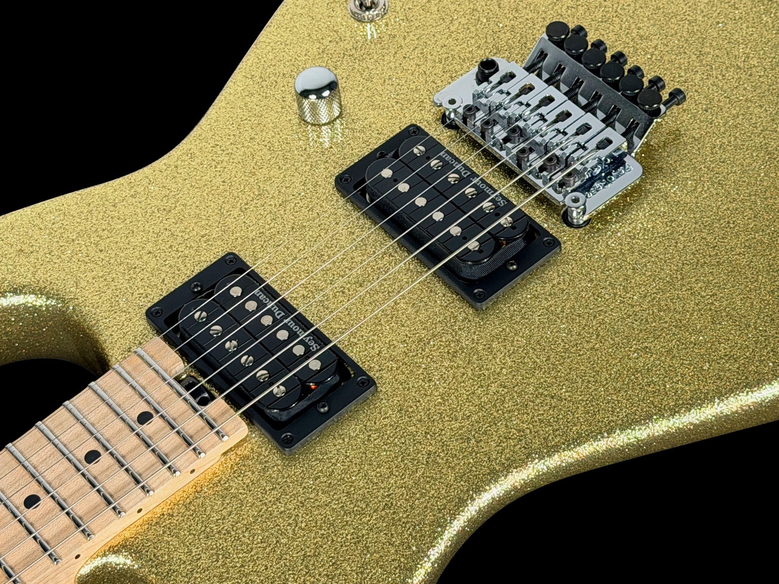 2024 CHARVEL CUSTOM SHOP USA SAN DIMAS 2H with FLOYD ROSE ~ GOLD SPARKLE