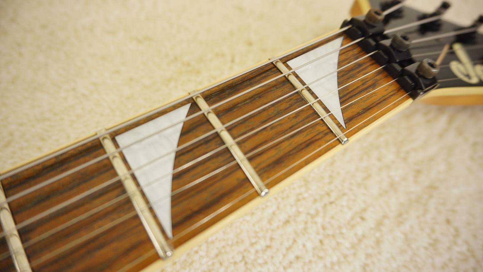 Jackson RR3 Rhoads Japan Transparent Black Flame w/ Floyd Rose & Seymour Duncan