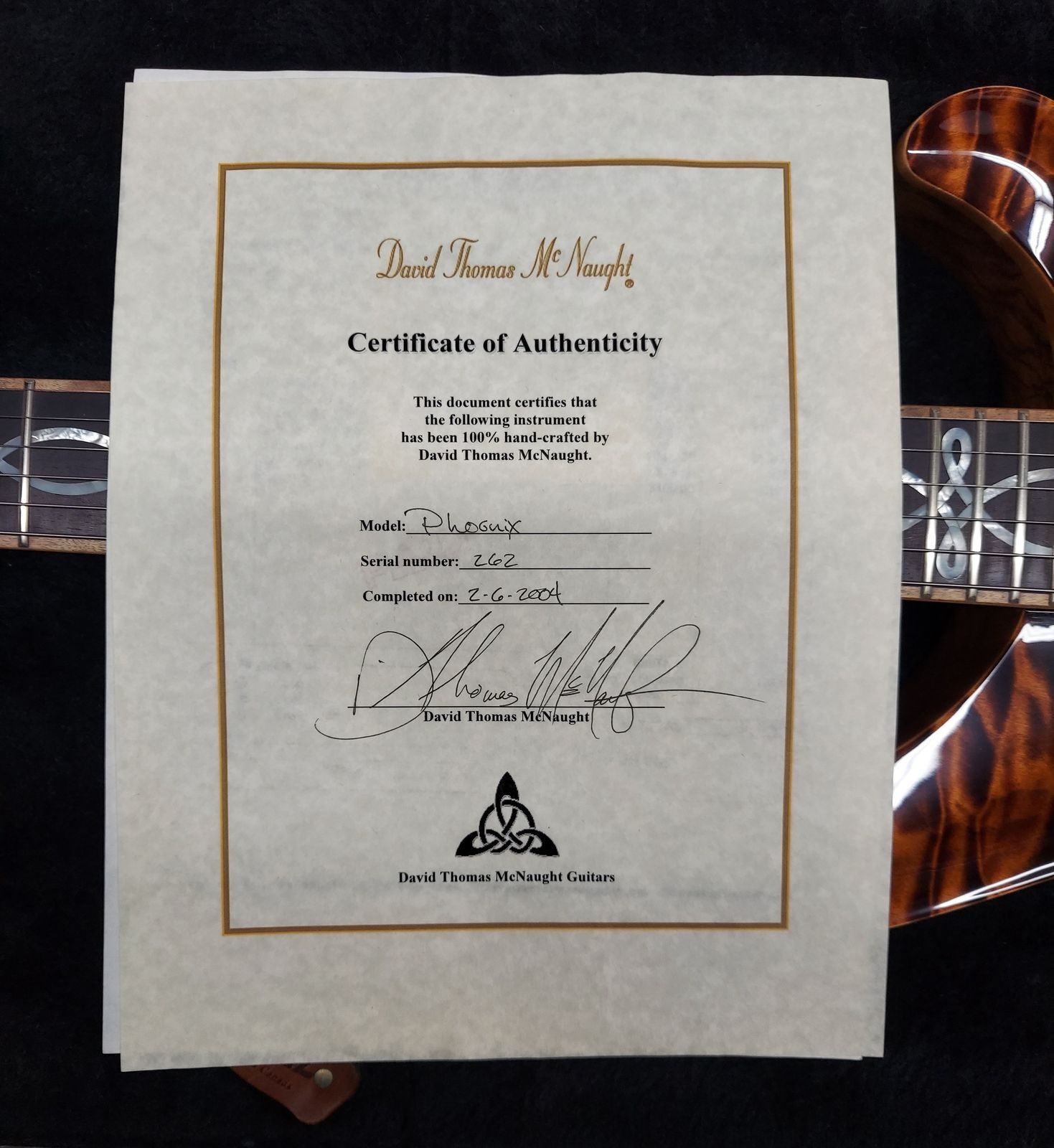 2004 David Thomas McNaught Phoenix COA Mesmerizing Top (304)