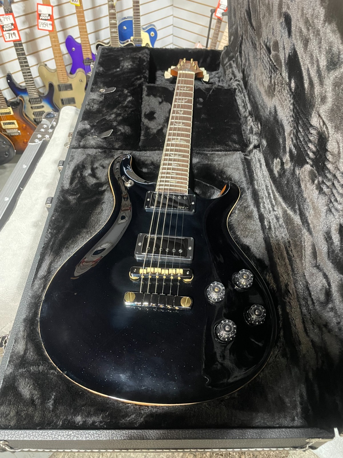 PRS McCarty 594 Electric Guitar – Black Metallic w/OHSC +FREE Plek & Setup #836