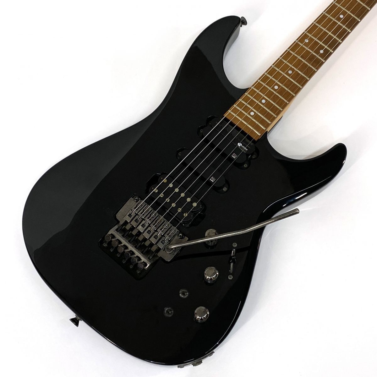 FERNANDES FR-85S Black Stratocaster Electric Guitar *Used