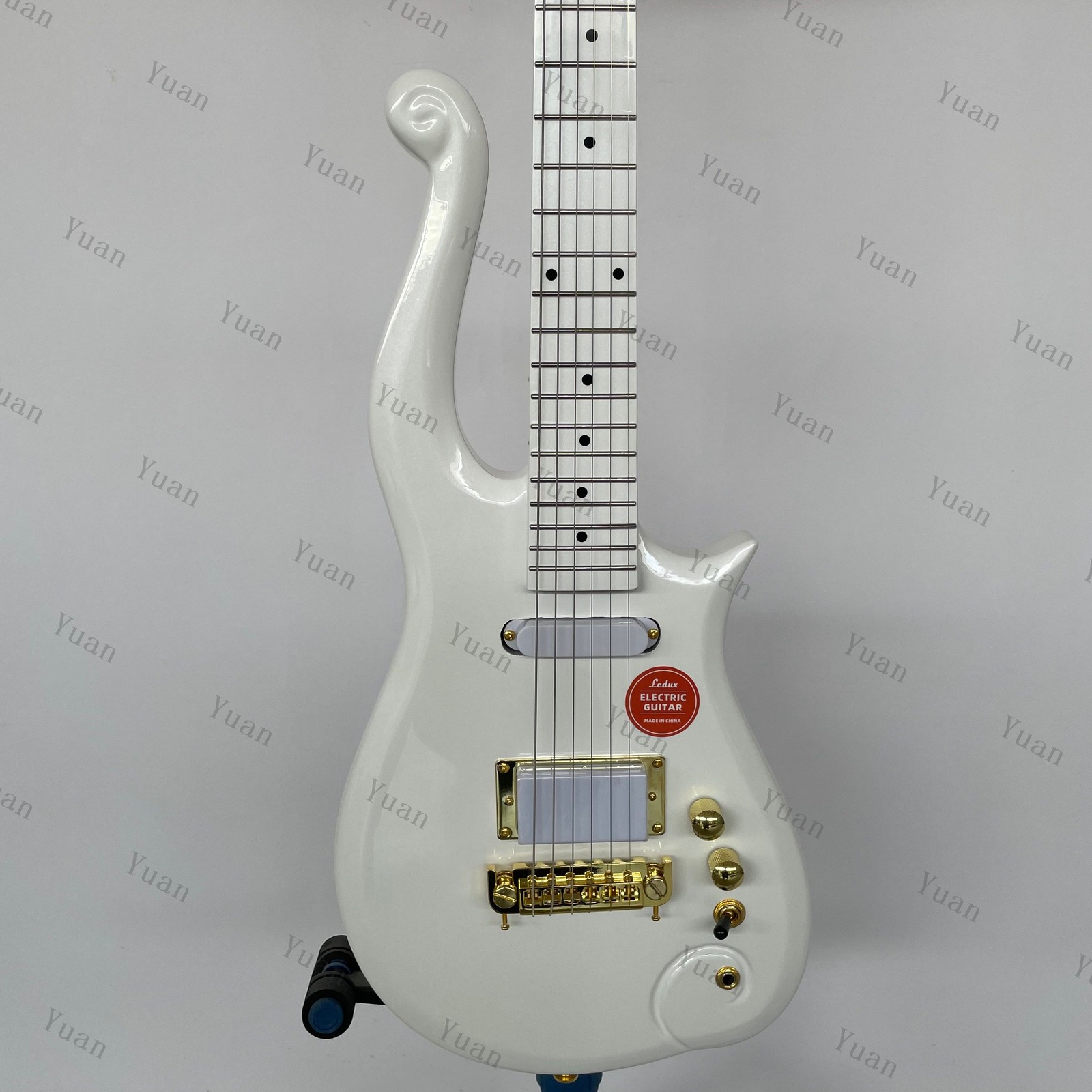 High quality White prince Electric Guitar Mahogany Body SH Pickups White
