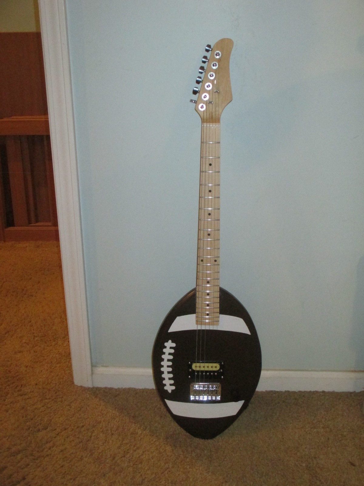 Football Theme Collegiate, NFL Electric Guitar – You Choose the Logo