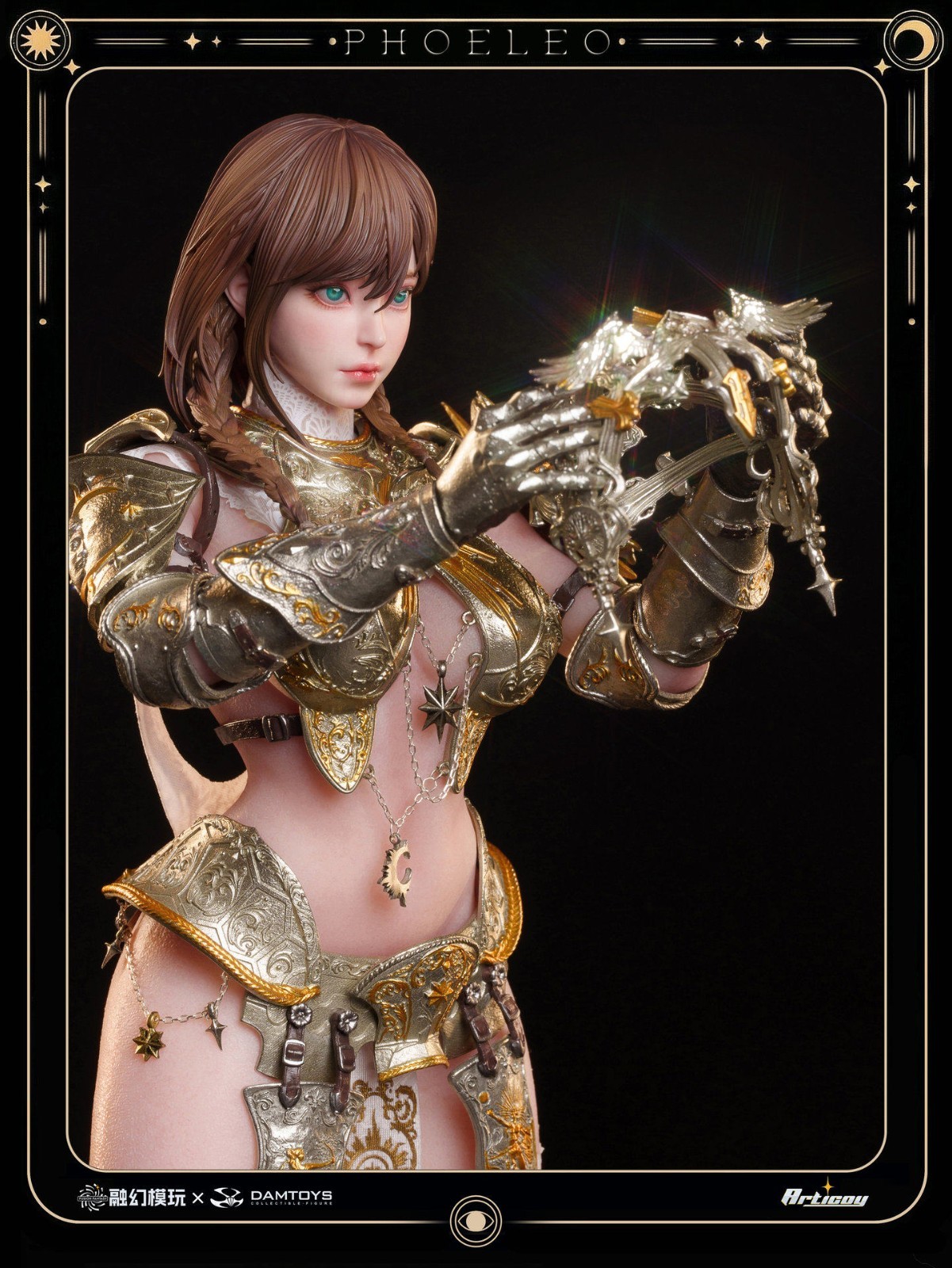 Presale**Fusion Fantasy X Damtoys Phoeleo 1/6 Diecast armor + Sculpted hair ver.