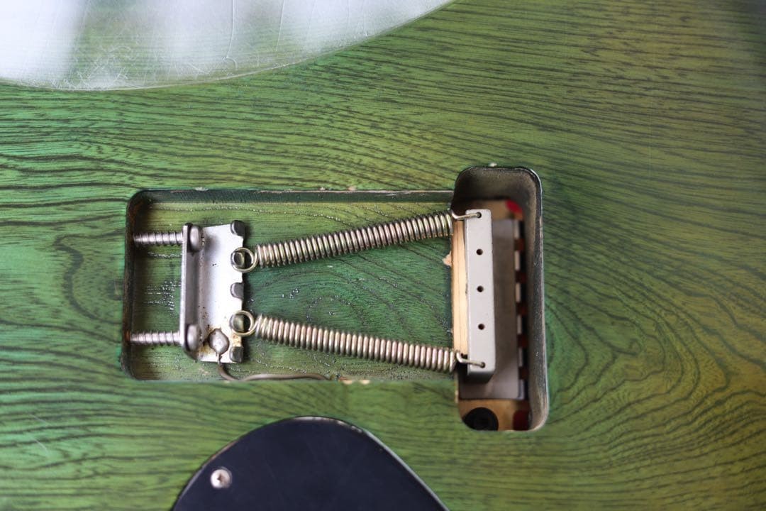 Electric Guitar Schecter Custom 1980s Green Burst Made in Japan
