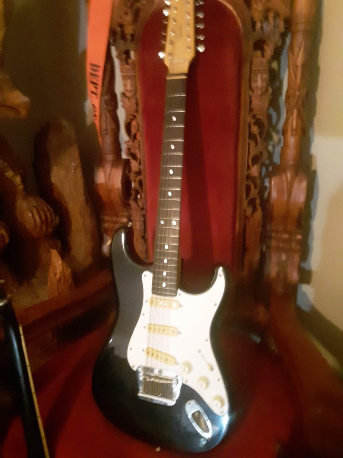 1987-93 Black Fender Stratocaster 12 string X11