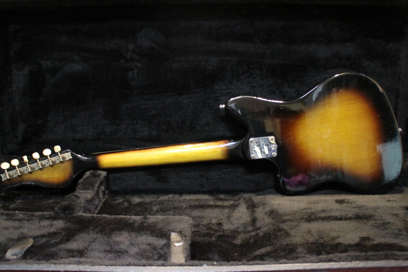 USED Zenon ES-70 Offset Style Electric Guitar Body & Neck Gold Foil GT368 230810