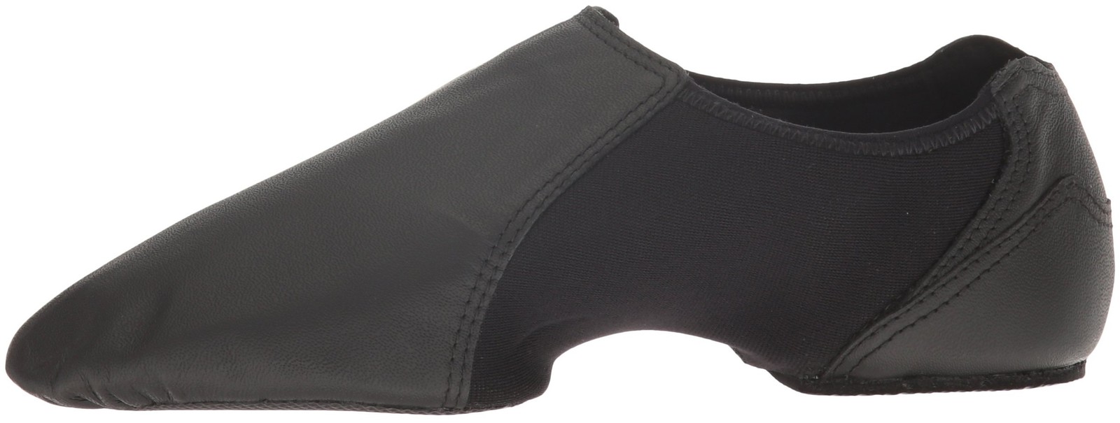 Ladies Spark Leather & Neoprene Jazz Shoes 10 Black
