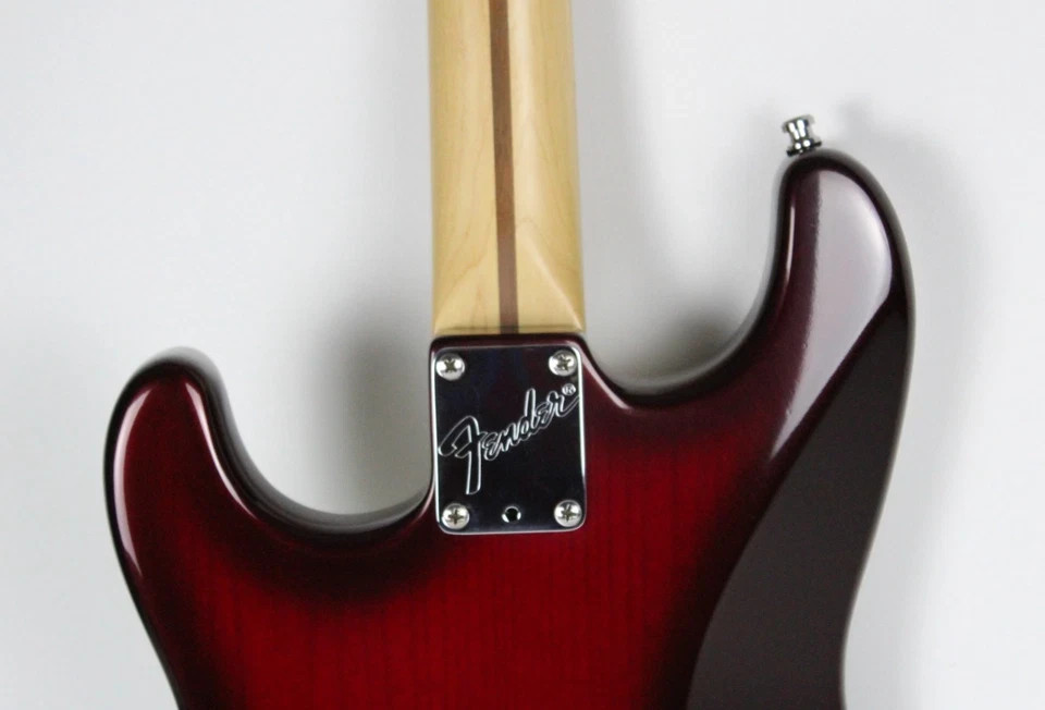 1993 Fender Stratocaster Plus Deluxe Crimson Burst Strat USA 1990s TBX Tone