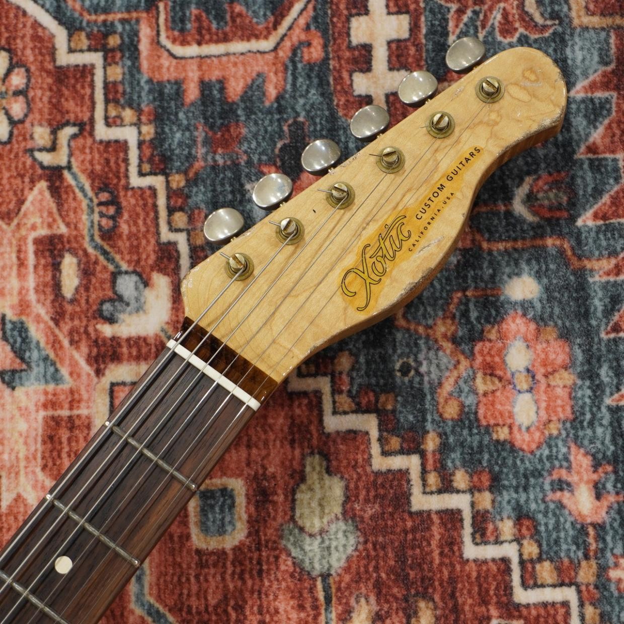 Xotic XTC-1 Olympic White Heavy Aged Alder w Roasted Flame Maple Neck