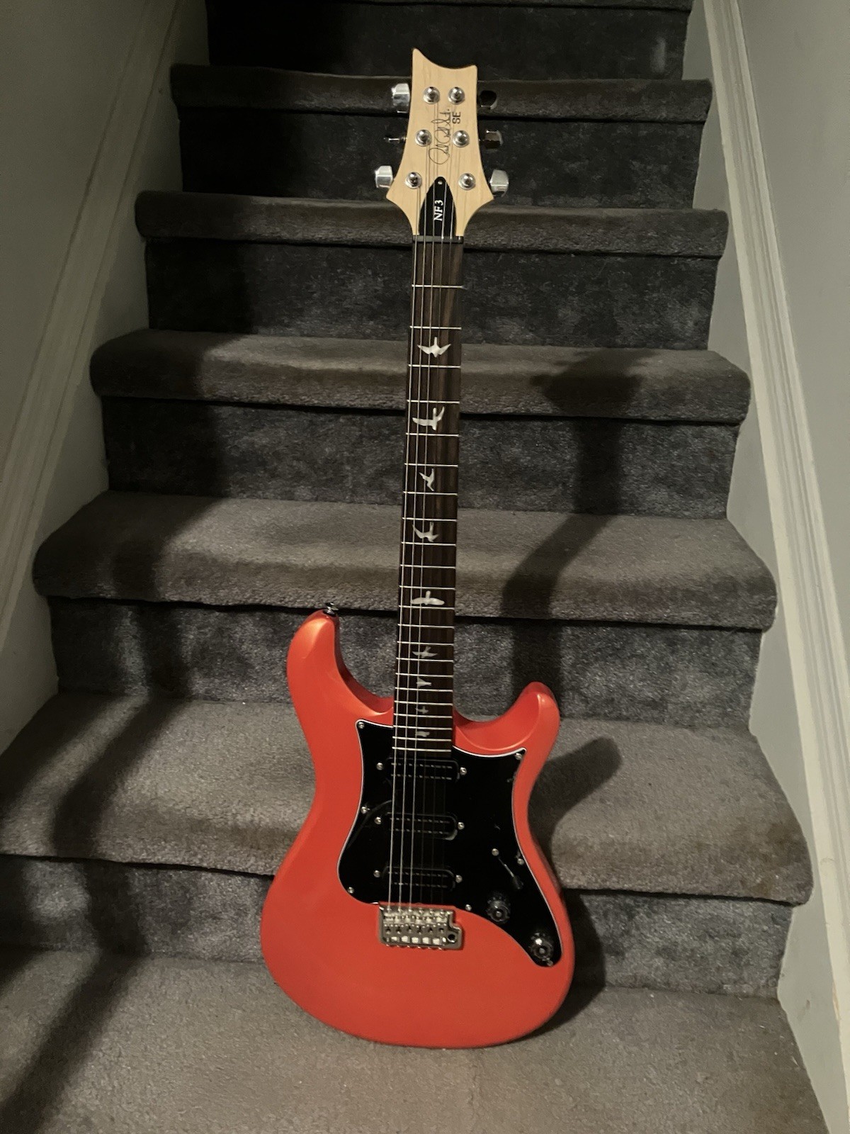 PRS Paul Reed Smith SE NF3 Metallic Orange rosewood + OSC