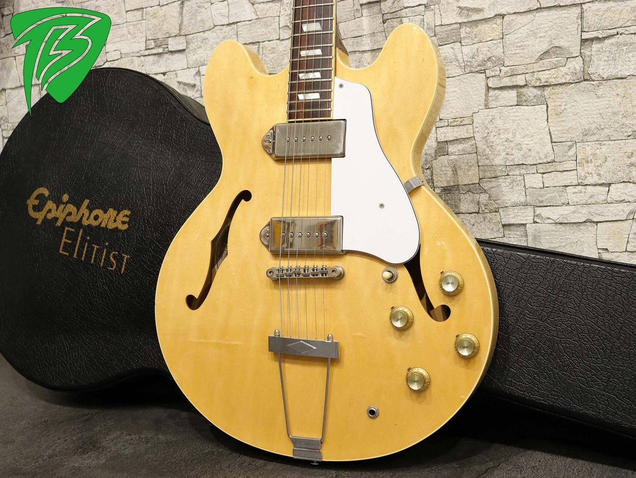 Epiphone Elitist 1965 Casino Natural 2016 Used Electric Guitar 2016