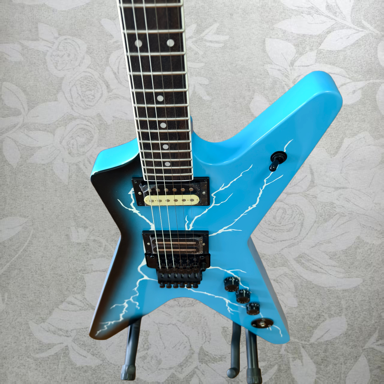 Dean Dimebag Darrell Dime From Hell ML – Blue Lightning Ship US