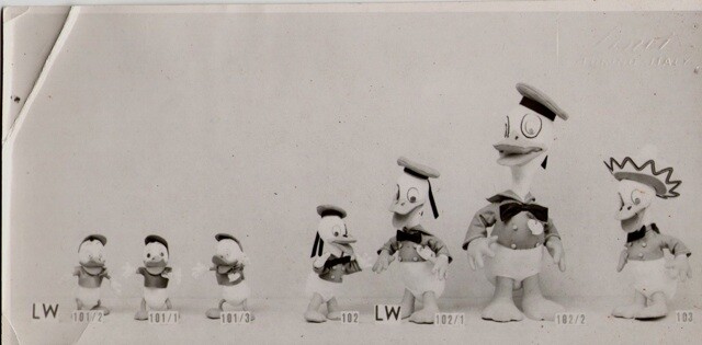 VINTAGE TOY DOLL FELT DONALD DUCK WALT DISNEY LENCI TURIN 1950s no lars