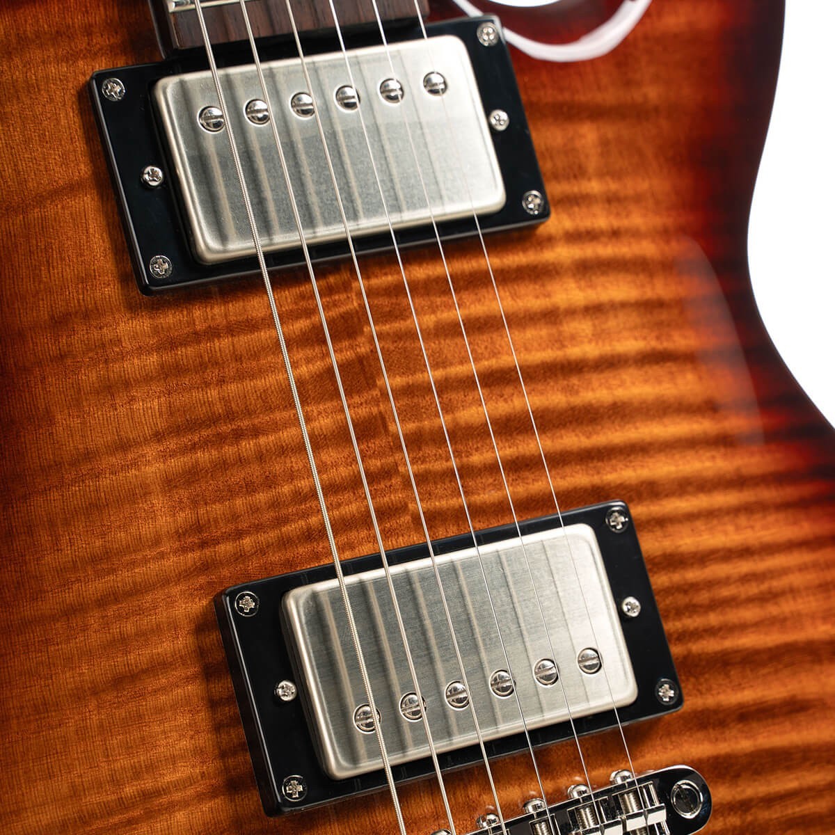 Cort M600 Tobacco Sunburst Flame Maple Top Double Cutaway Electric Guitar