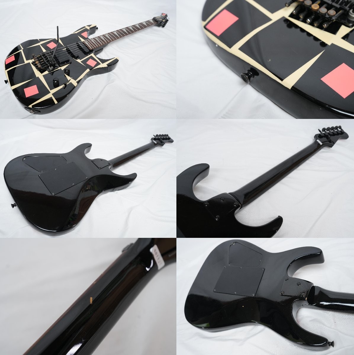 Electric Guitar Fernandes FR-120AV Whitesnake Vandenberg Signature 1988 Black