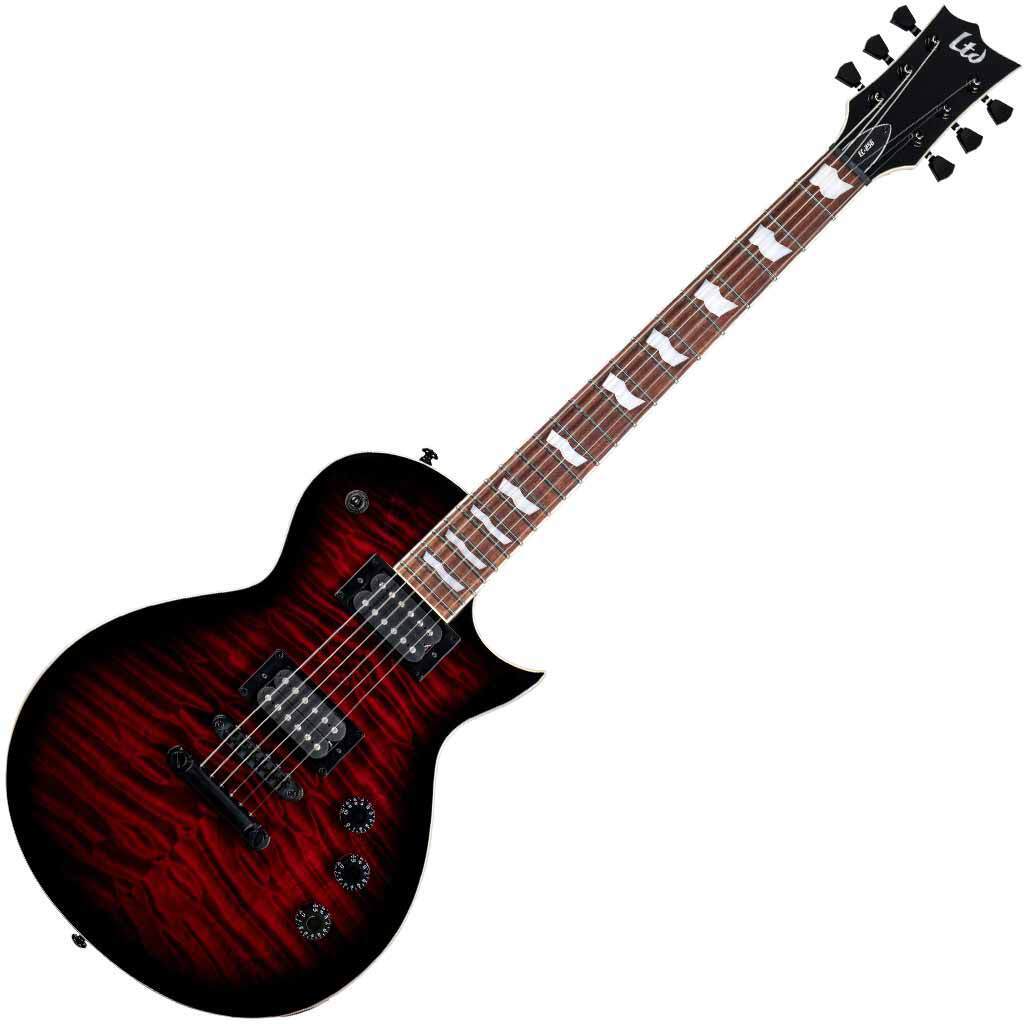 ESP LTD EC-256QM Electric Guitar – See Thru Black Cherry Sunburst