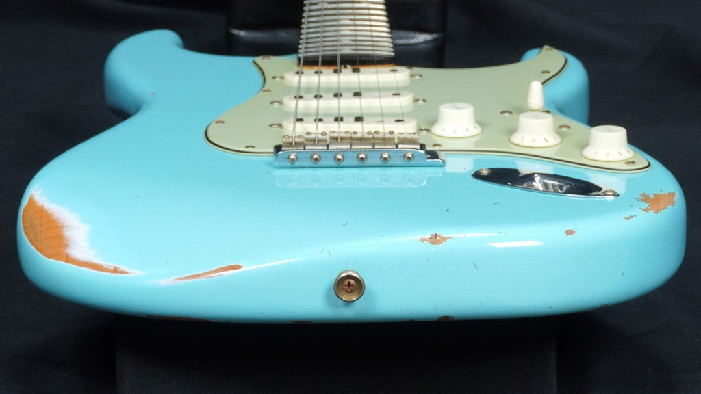 FENDER CS Limited Edition 1960 Stratocaster Relic 2022 Faded Daphne BL[CZ561617]