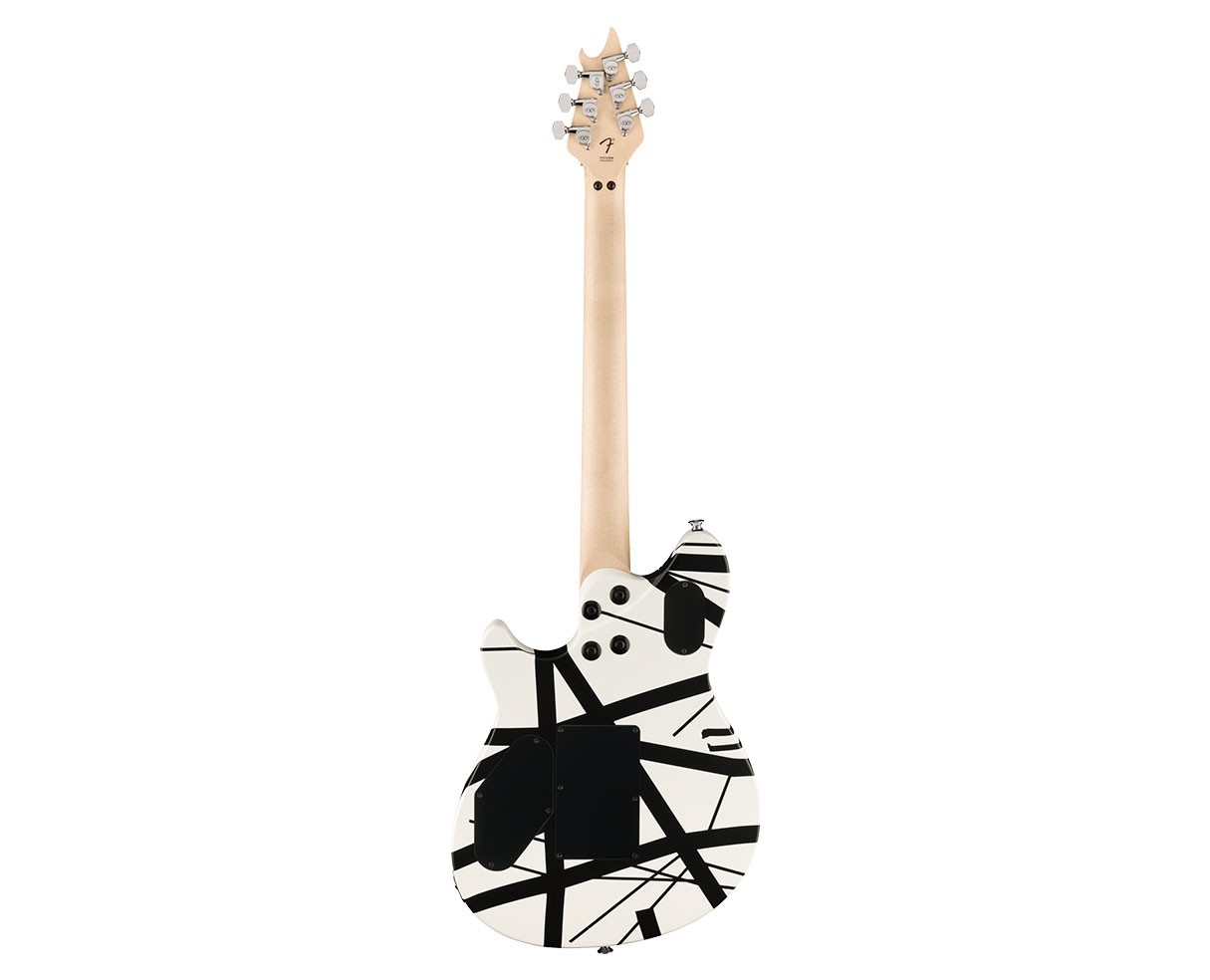 Used EVH Wolfgang Special Satin Striped Electric Guitar – Black/White