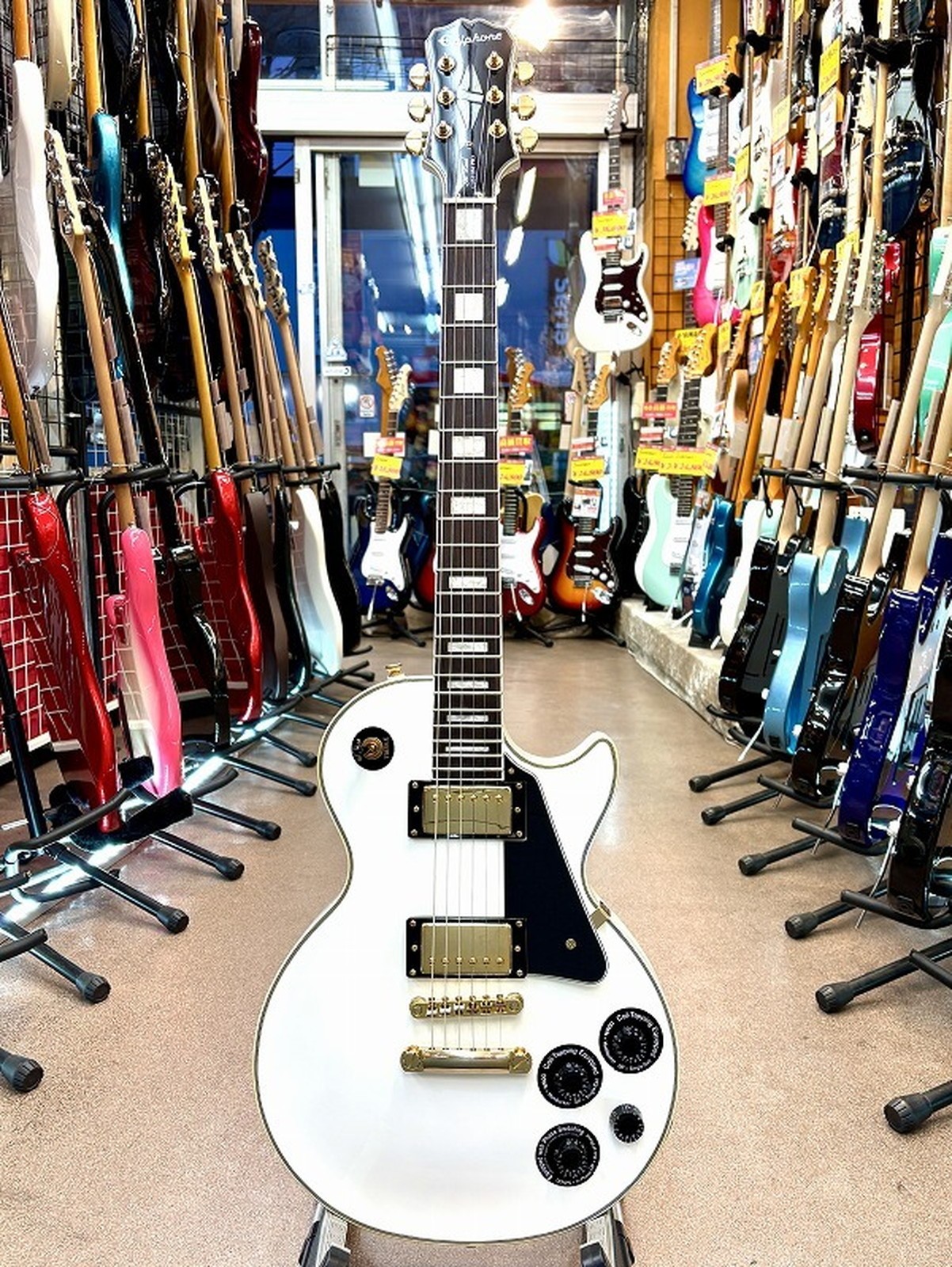 Epiphone Les Paul Custom Pro Used Mahogany body Rosewood fingerboard w/Soft case