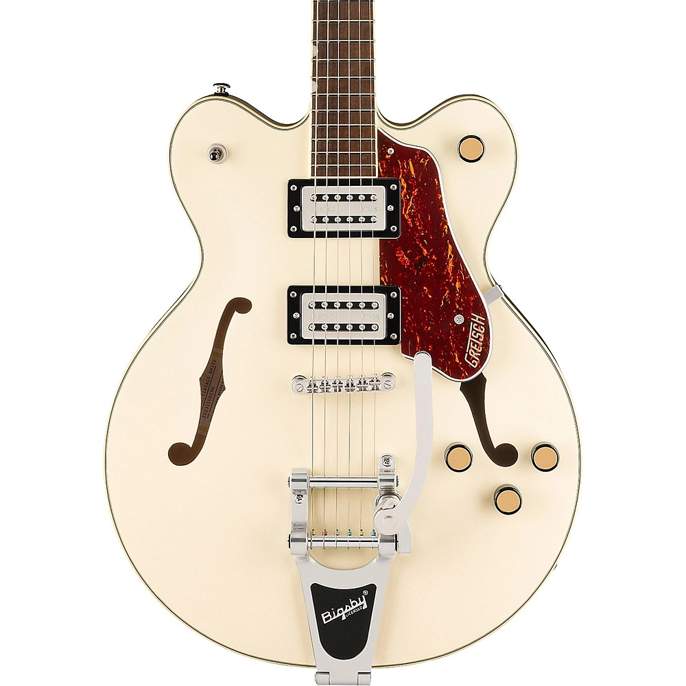 Gretsch G2622T Streamliner Center Block DoubleCut, Bigsby Guitar Vintage White
