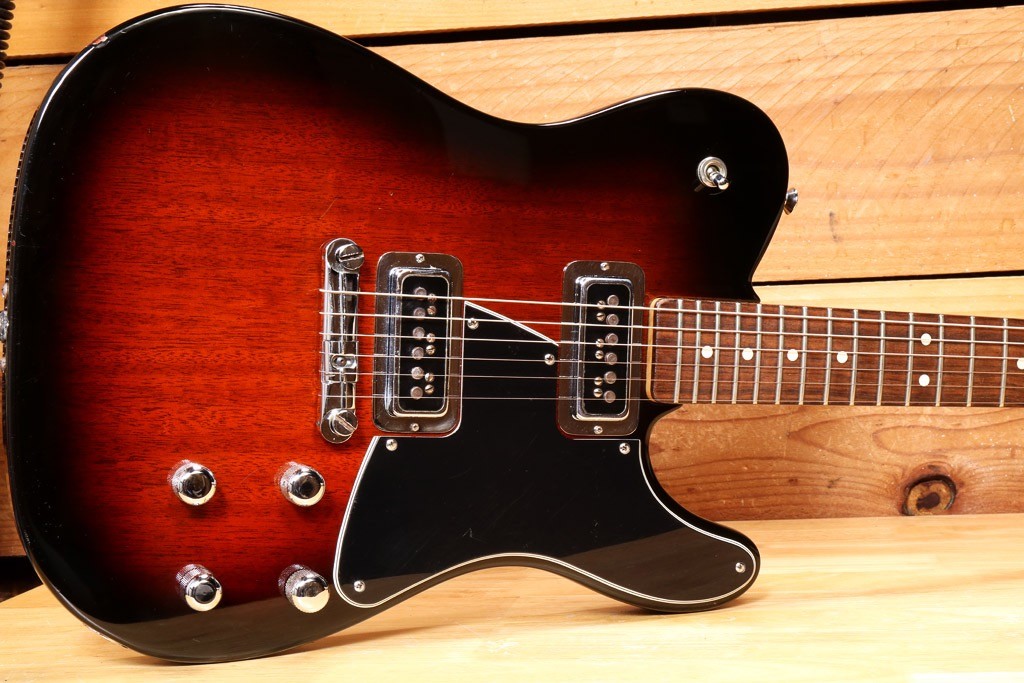 Fender Tele-Sonic + OHSC 1999 – Nice! Crimson Red Transparent 85830